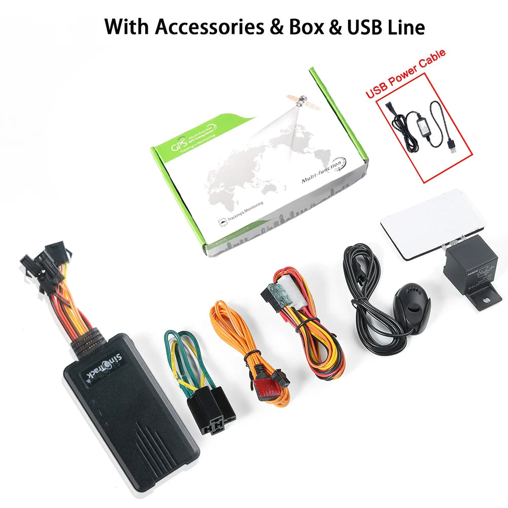 SinoTrack ST-906 GSM GPS tracker  for Car motorcycle vehicle tracking device with Cut Off Oil Power & online tracking software