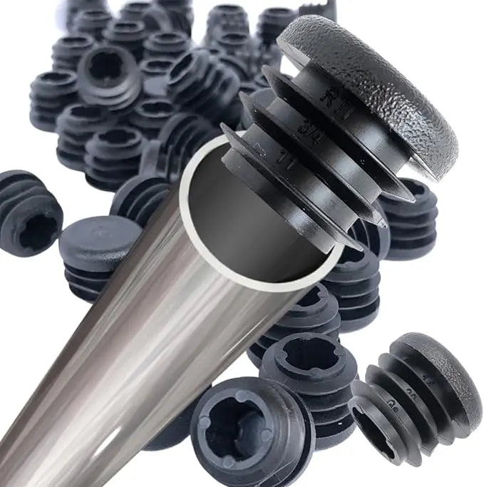 8pcs Round Plastic Pipe End Cap Inserts