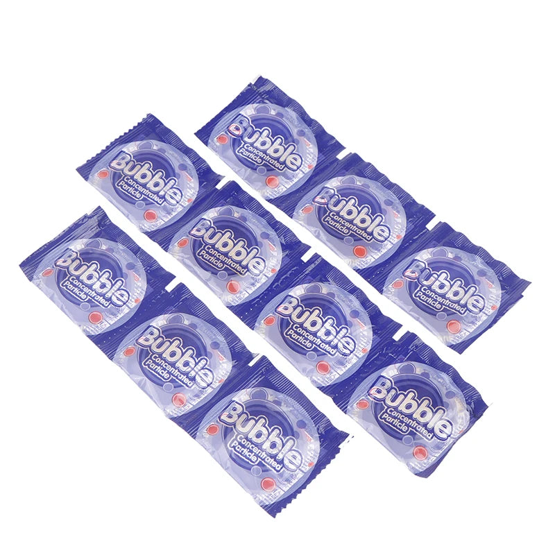 10PCS Bubble Concentrate Particles Children's Bubble Liquid Toy Accessories Soap Water Toy Making Bubble Summer Toy