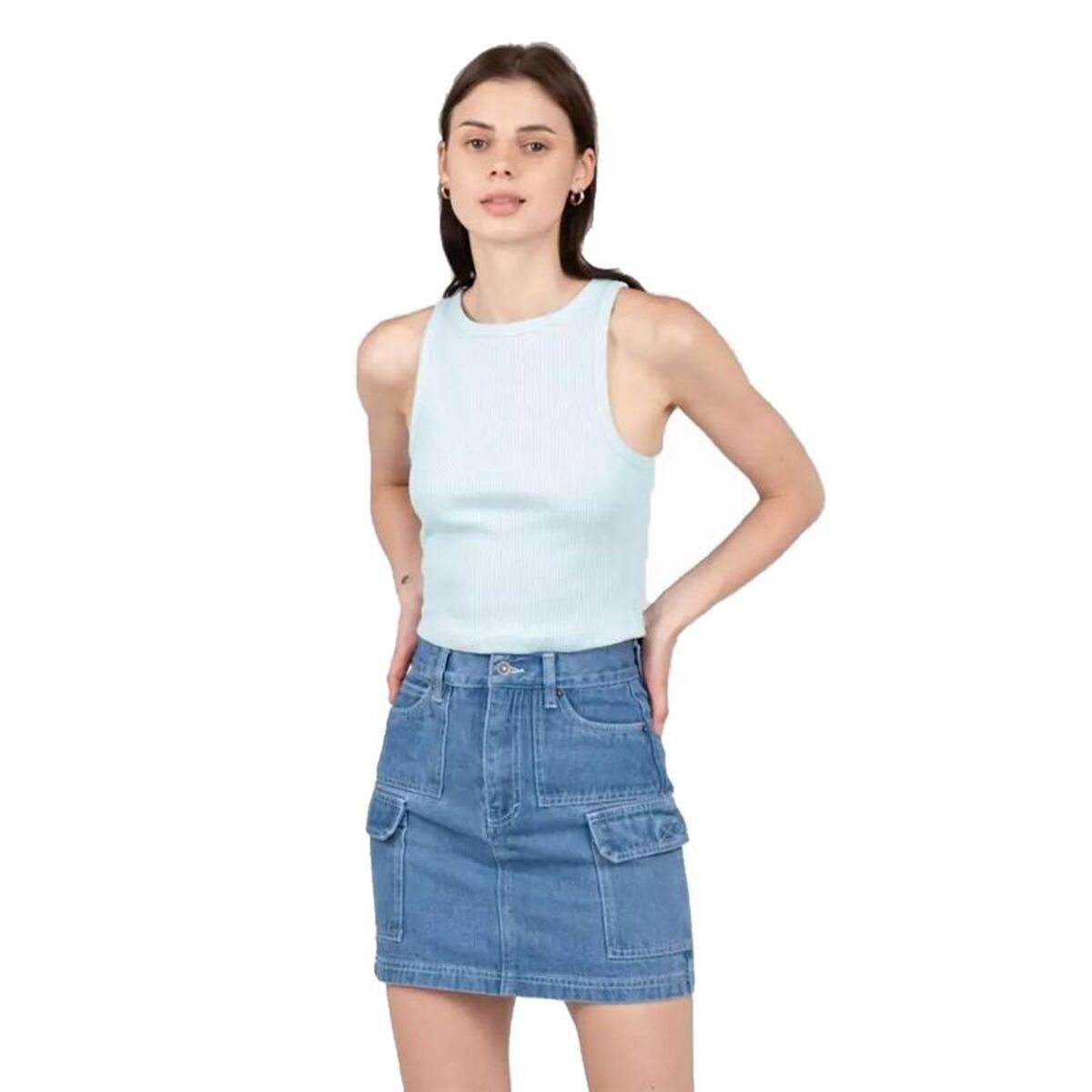 Women's Sleeveless T-shirt 24COLOURS Sky blue