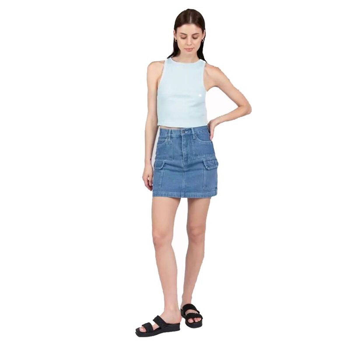 Women's Sleeveless T-shirt 24COLOURS Sky blue