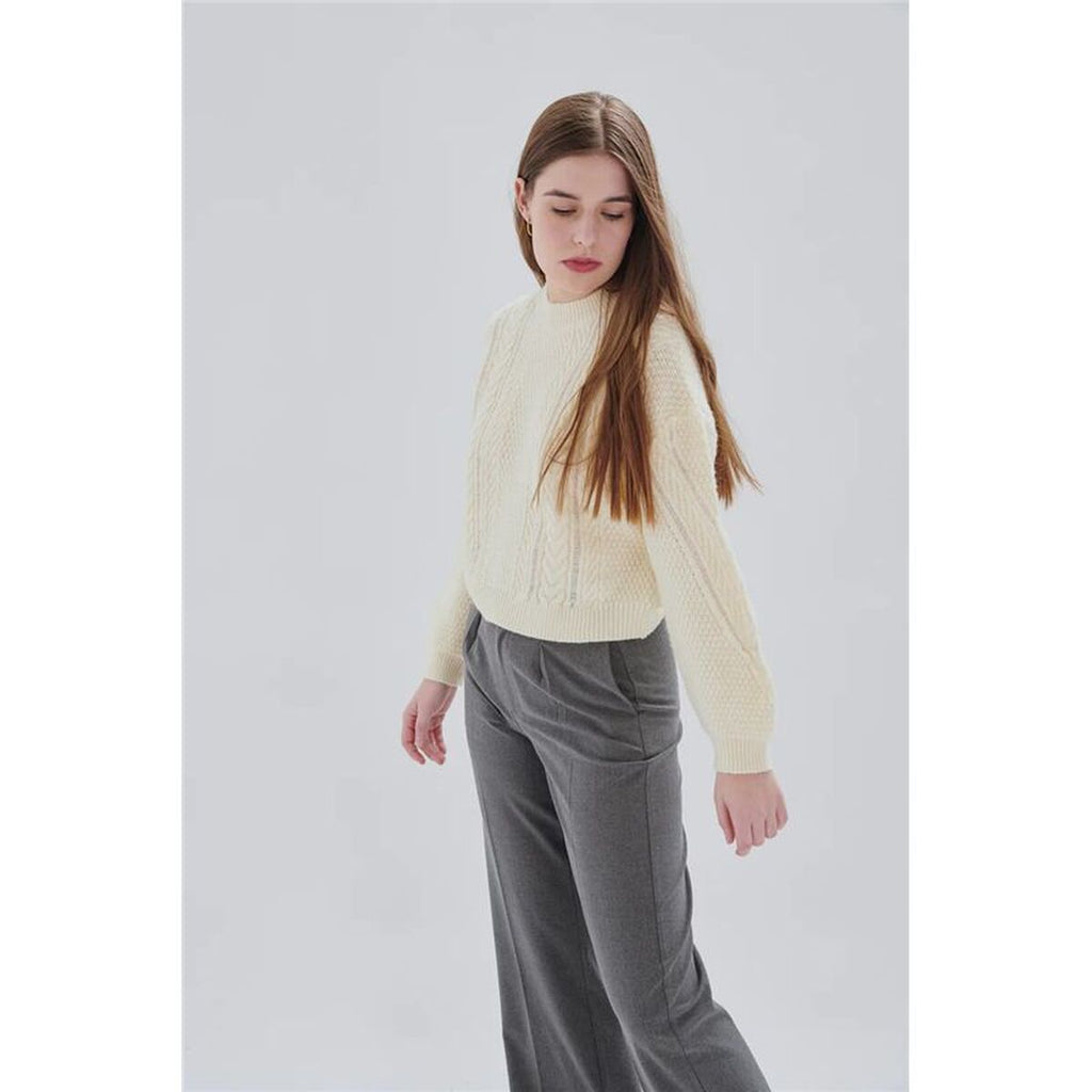 Women’s Long Sleeve Shirt 24COLOURS Beige