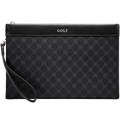 GOLF Men's Handbag Large Capacity Business Men's Bag Business Casual Soft Leather Portable Envelope Bag Mobile phone bag