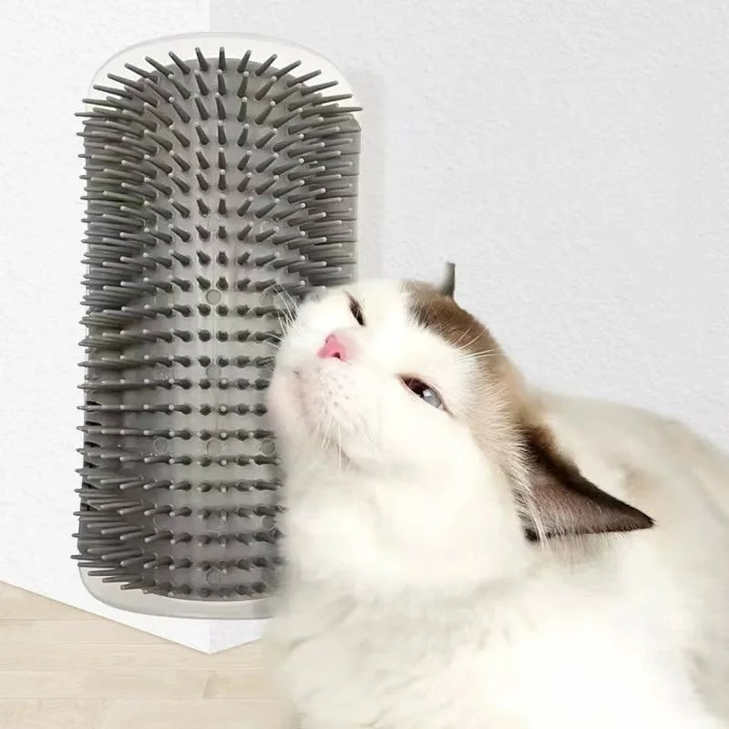 Cat Massage & Grooming Wall Corner Brush