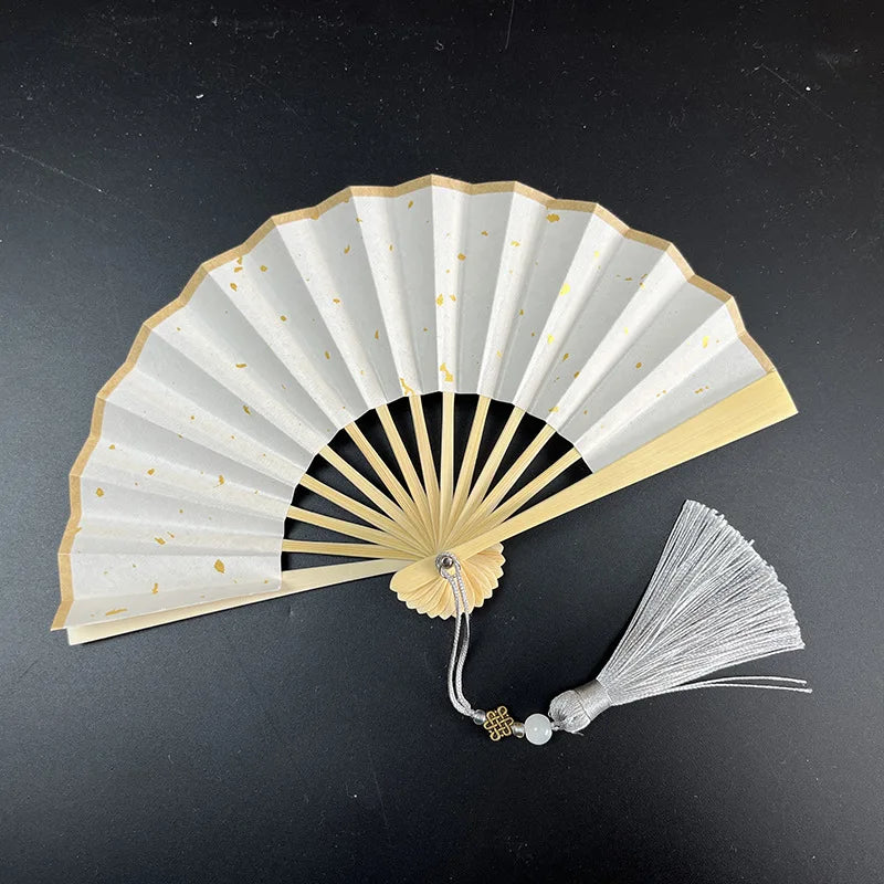 4-6 Inch Mini Folding Fan Portable DIY Painting Children'S Fan Ancient Style Held Dance Fans Party Wedding Summer Fan Accessorie