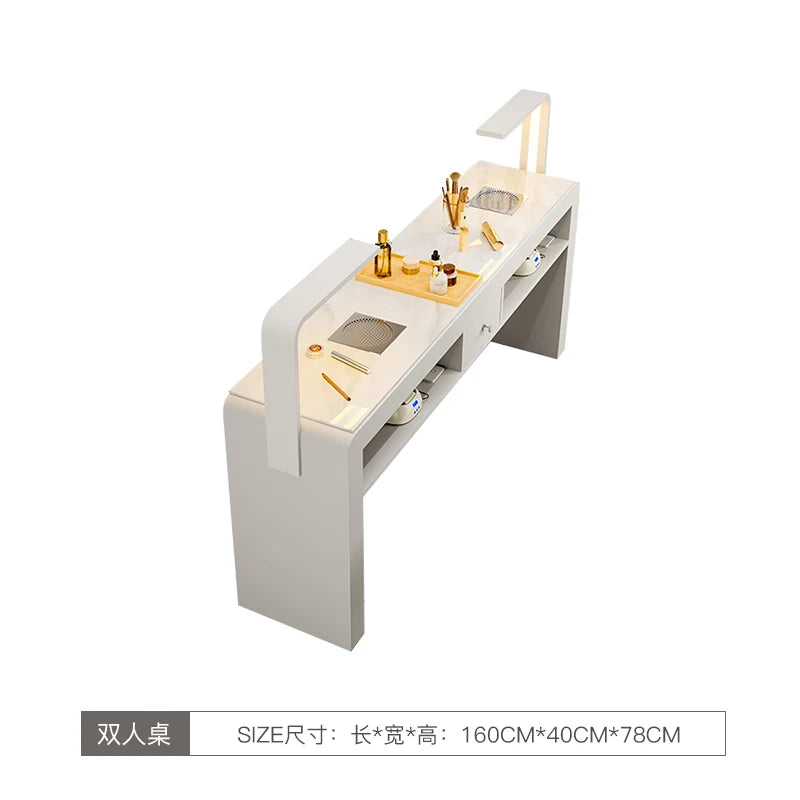 Professional Manicure Tables Rest Salon Portable Table Nails Designer Aesthetic Hair Furniture Desk Nageltisch Station Chair
