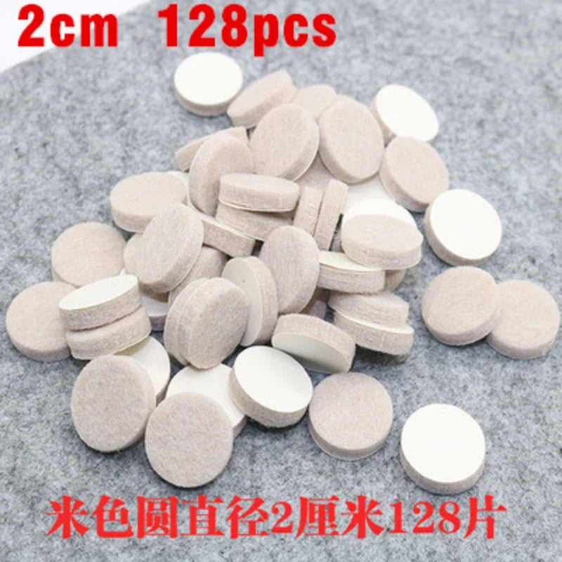 20mm Felt Chair Leg Pads 5mm Thick Floor Scratch Protector Mat Mute Non-slip Self Adhesive DIY Furniture Accessories