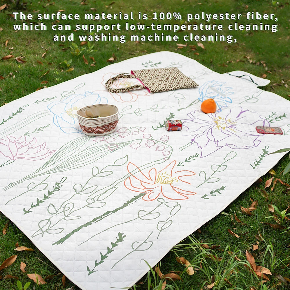 Outdoor Camping Picnic Table Portable Garden Camping Picnic Mat Folding Portable Multiple Color  Beach Mat