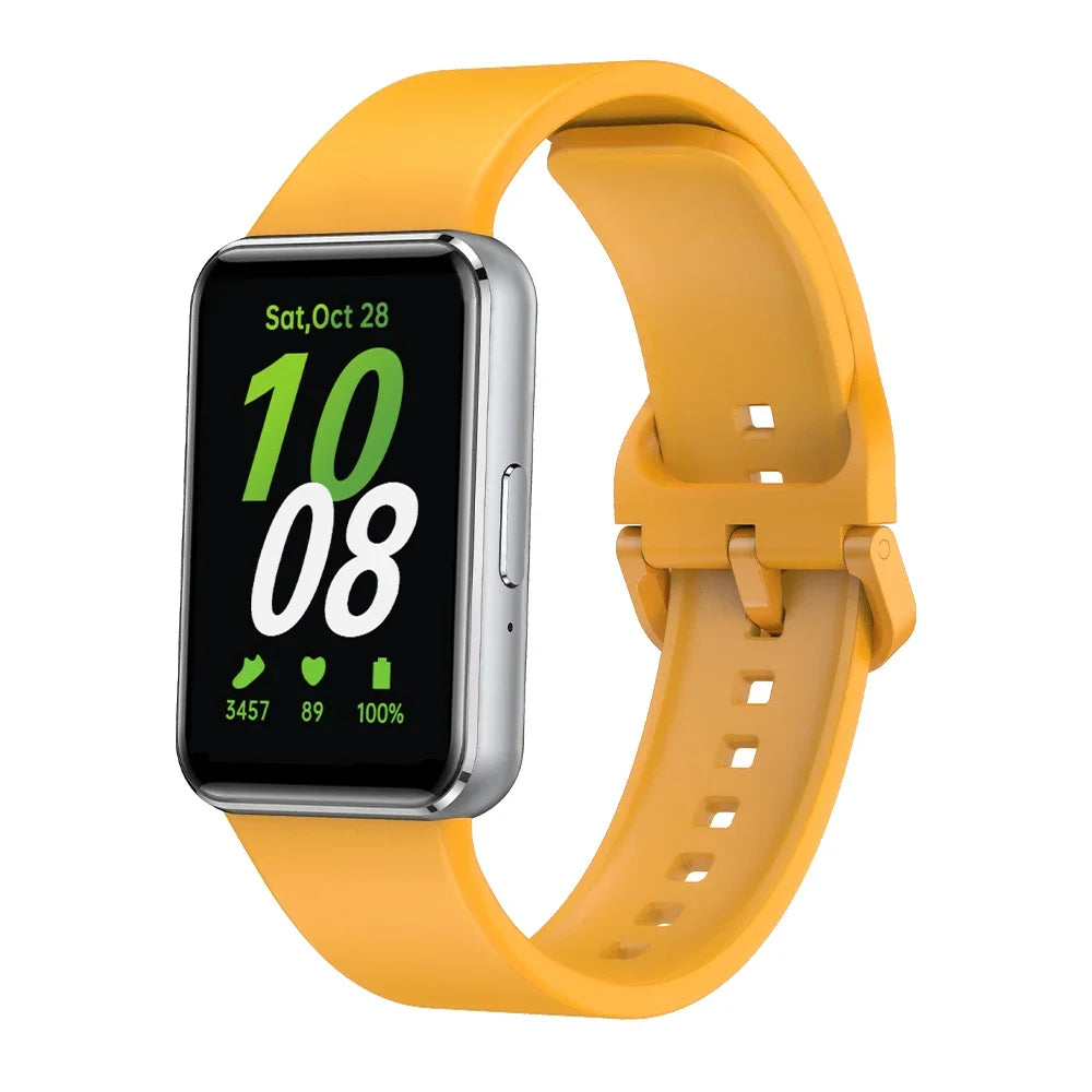 Silicone Strap For Samsung Galaxy Fit 3 Watch Bracelet Replacement Sport Watchband For Samsung Galaxy Fit3 Band Accessories