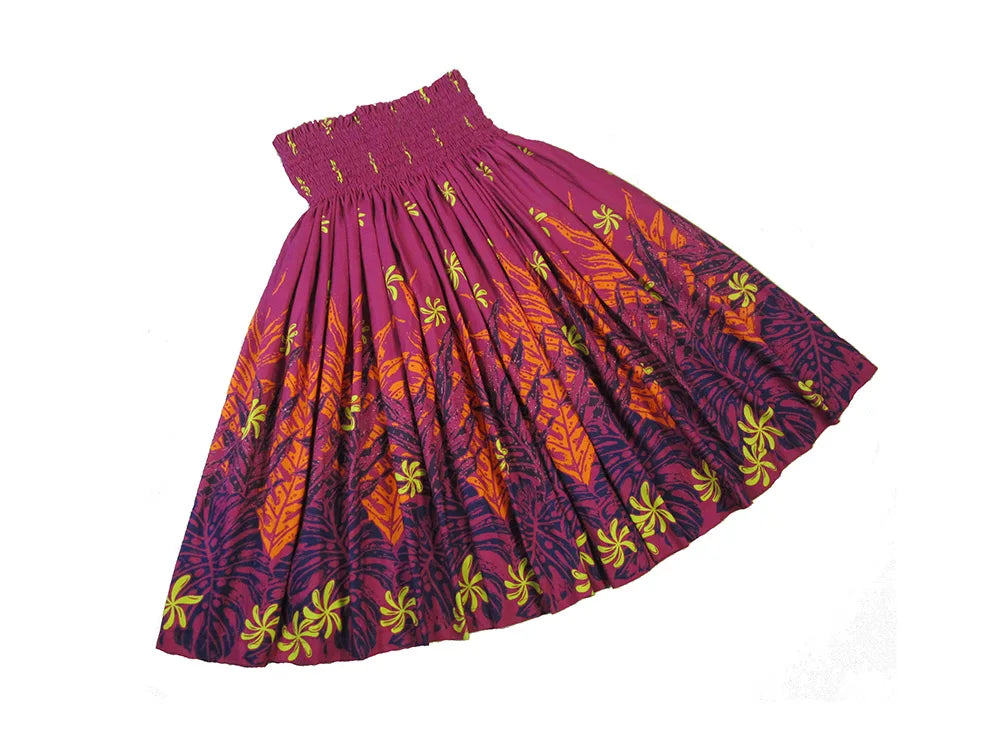 2025 Summer Hawaii Hula Dance Single Pa'u Skirt Floral Print Women Wear Paw Skirt Party Decoration Fashion Performace Dress