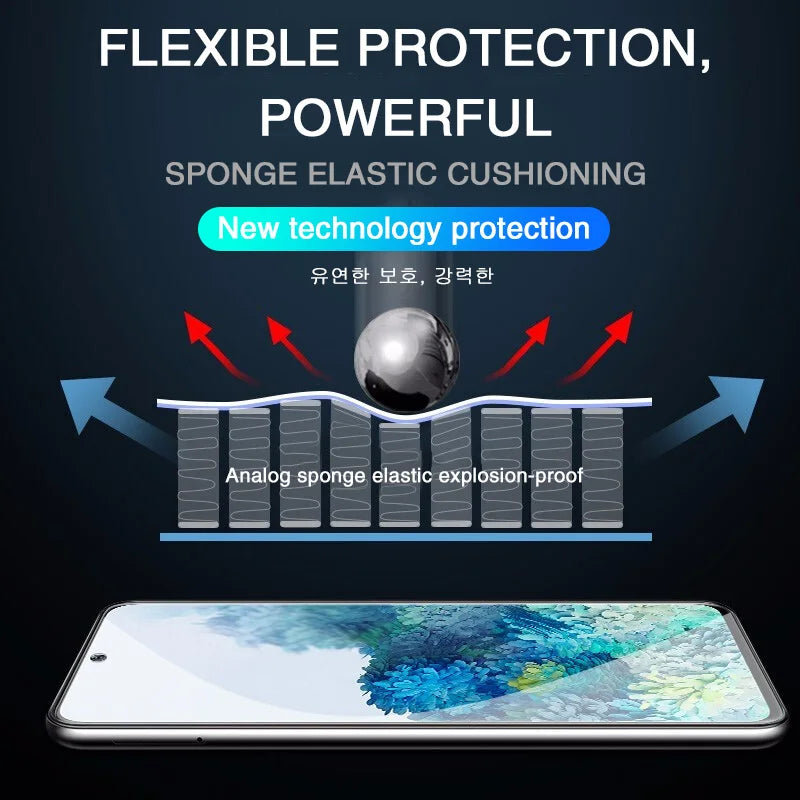 3Pcs Hydrogel Film For Samsung A55 5G A56 A16 A35 A15 A25 Screen Protector For Samsung A54 A34 A53 A17 A52S Full Cover Soft Film