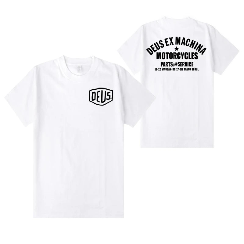 Harajuku DEUS EX MACHINA T-Shirt Oversized 2024