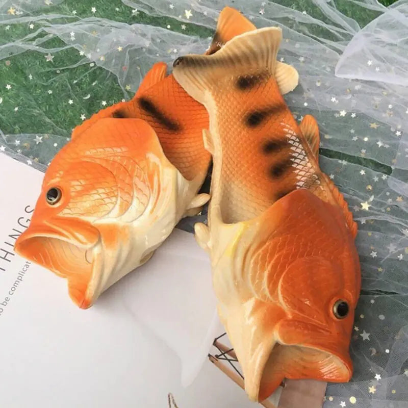 Fish Shoes Beach Slippers Unisex Funny Shoes