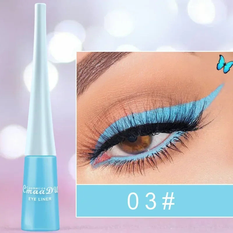 Liquid Blue Eyeliner Pencil Waterproof