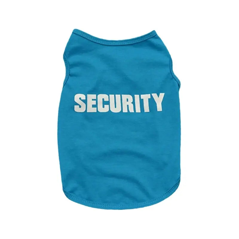 Security Dog Vest Small Dogs T-shirt