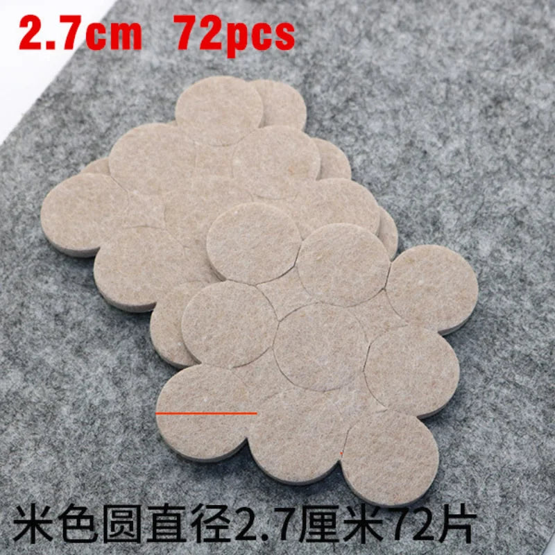 20mm Felt Chair Leg Pads 5mm Thick Floor Scratch Protector Mat Mute Non-slip Self Adhesive DIY Furniture Accessories