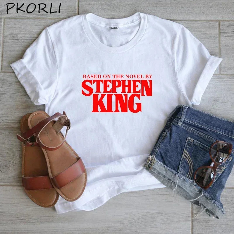 Stephen King T-Shirt Harajuku Horror Tee