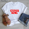 Stephen King T-Shirt Harajuku Horror Tee