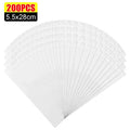 200/50Pcs Disposable Ice Popsicle Mold Bags DIY Fruit Juice Ice Lolly Bags Freezer Tube with Zip Seals for Yogurt Party Favors