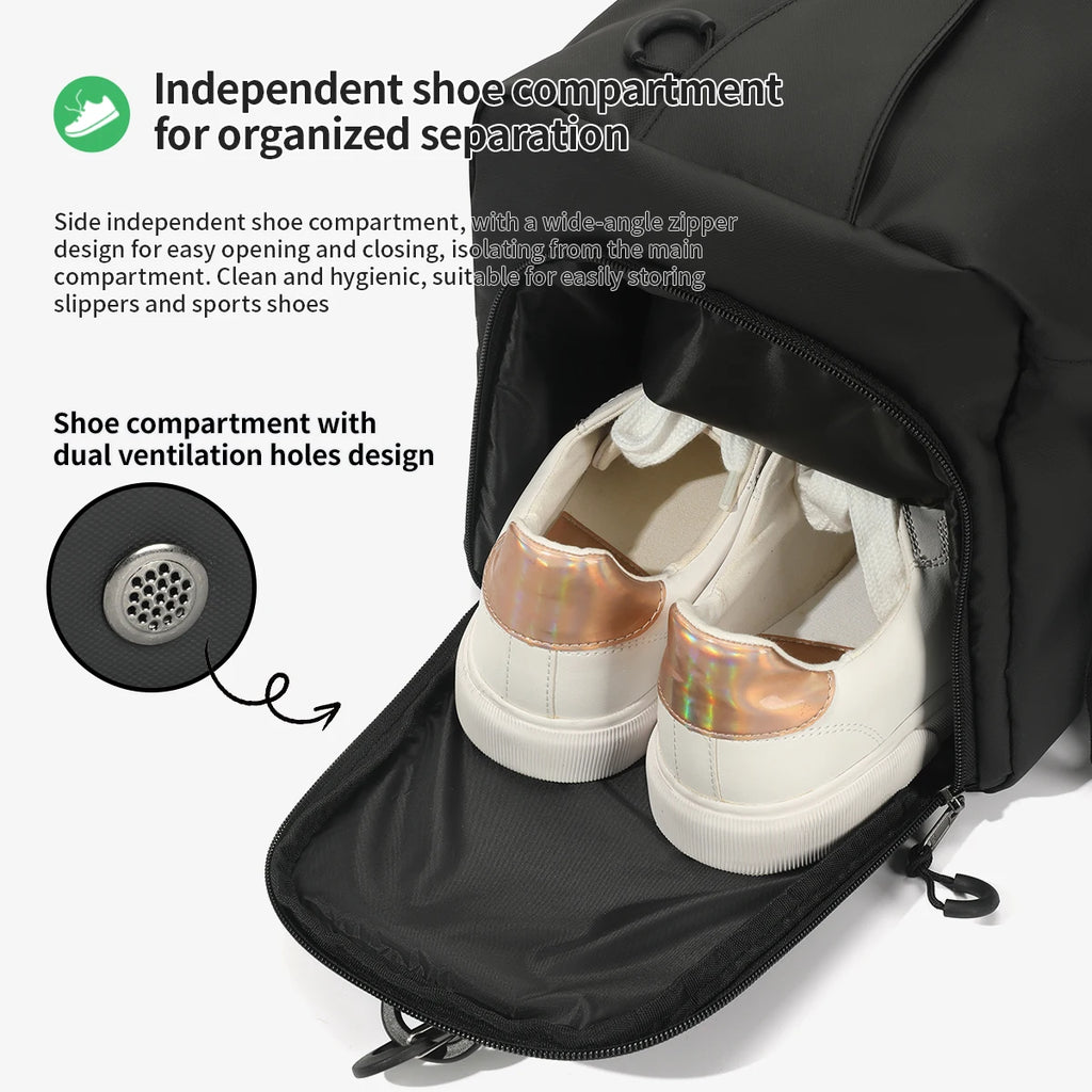 Tigernu Women's Sports Gym Bag with Shoe Compartment