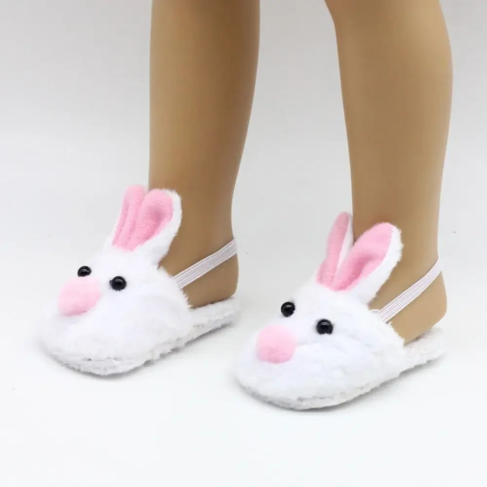 Fashion Fit 18Inch/43cm Change Clothes Game Mini Sandals Dollhouse Accessories Beach Slippers Doll Shoes