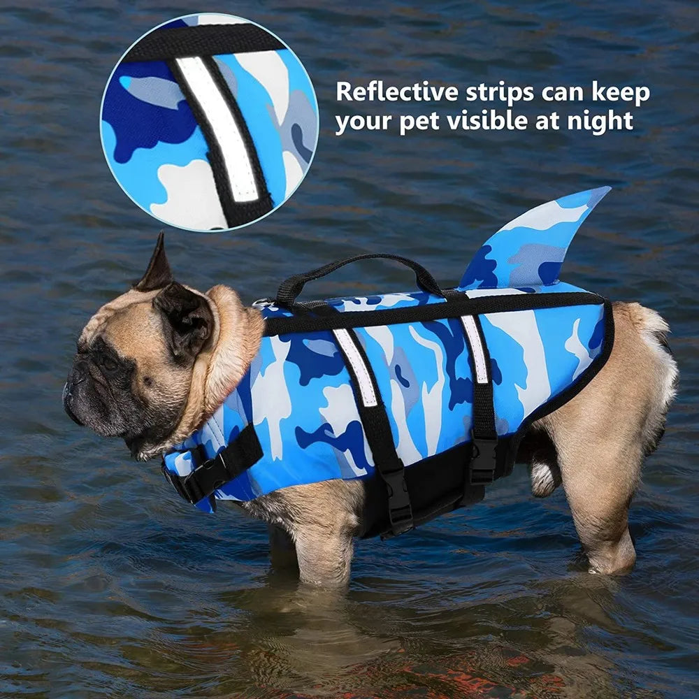 Pet Dog Life Jacket Vest Swimming Harness