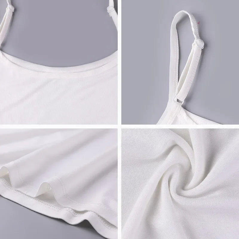 Summer Tank Top Women Camisole Adjustable Strap