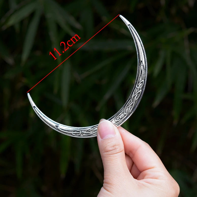 Filigree Celtics Moon Hair Forks For Women Viking Raven 3D Mandala Yoga Hair Sticks Unique Design Hairpin