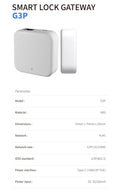 TTlock Gateways G2 G3 G3P G4  Bluetooth to 4G / GJ45/ WiFi Hub Smart Home Device TThotel TT Lock App Phone Remote Control Unlock