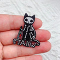 10pcs Acrylic Halloween Skull Charm Jewelry Accessories Necklace Bracelet Earring Pendant Diy Craft Supplies