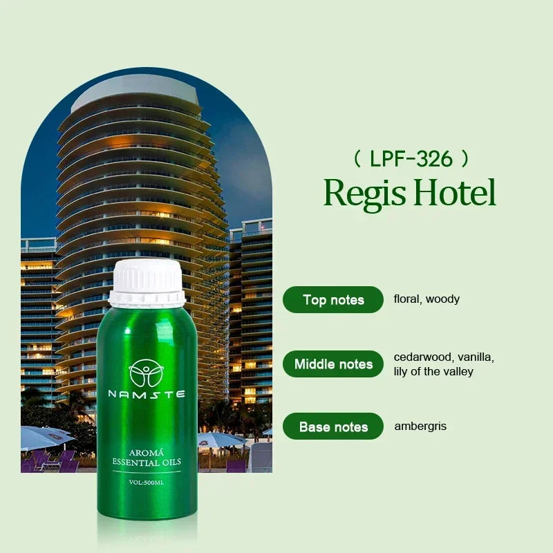 NAMSTE 500ML Hotel Essential Oil All Natural Rosewood Four Seasons Grand Lisboa Electric Aroma Diffuser Air Fresheners Regis