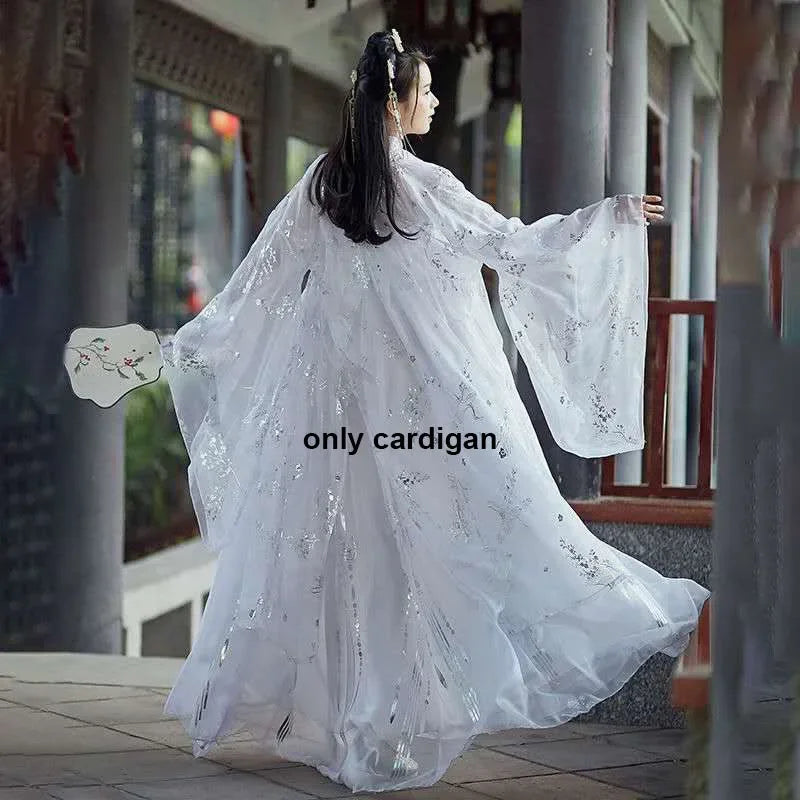 Summer Chinese Hanfu Princess Dress Women Fairy Folk with Kimono Female Dance Oriental Costume Chinese Clothes