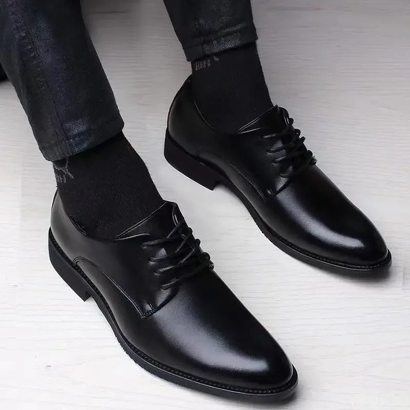 Men Heightening Shoes Business Casual 2025