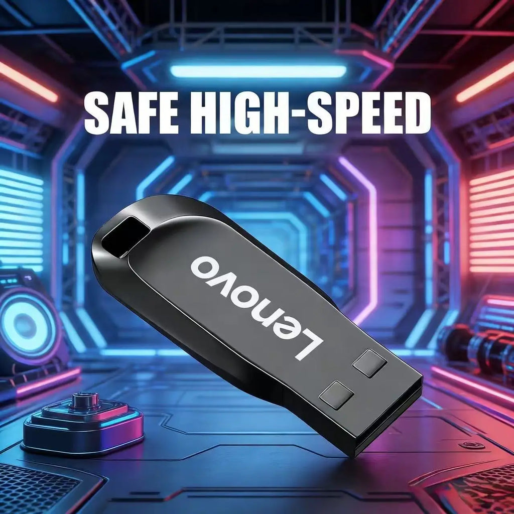 Lenovo 2TB USB Portable 3.0 USB Drive Waterproof Memory 1TB  Flash Drive 512GB USB Flash Drive High Speed Metal Pen Drive