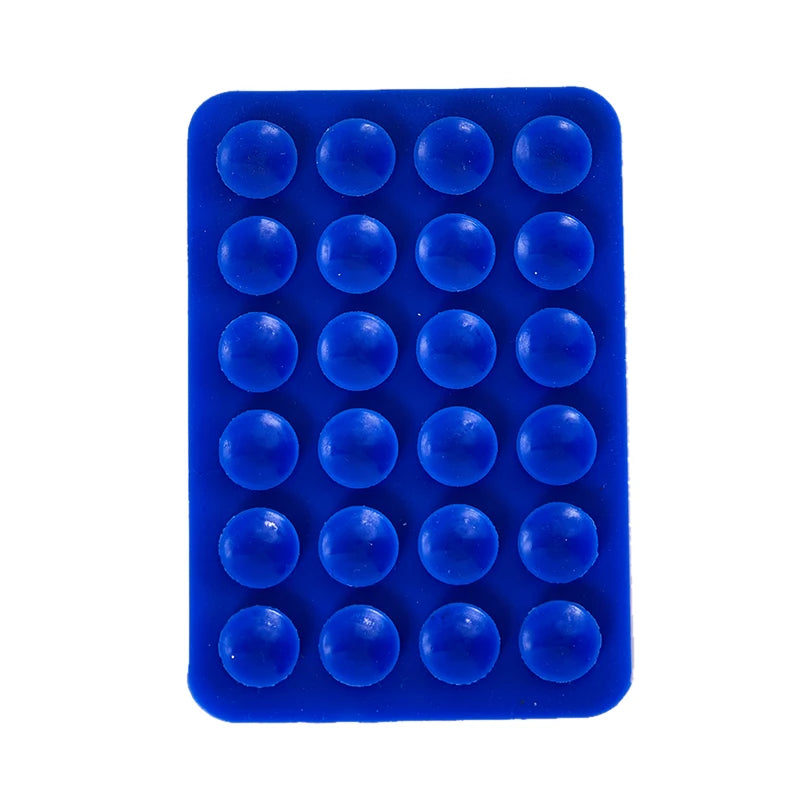 Double Side Silicone Suction Pad For Mobile Phone Fixture Suction Cup Backed Adhesive Silicone Rubber Sucker Pad For Fixed Pad