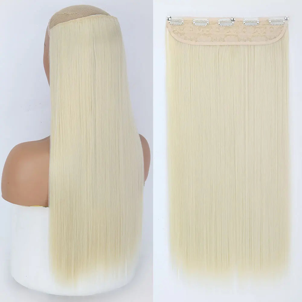Synthetic Clip In Hair Extensions 80cm Long