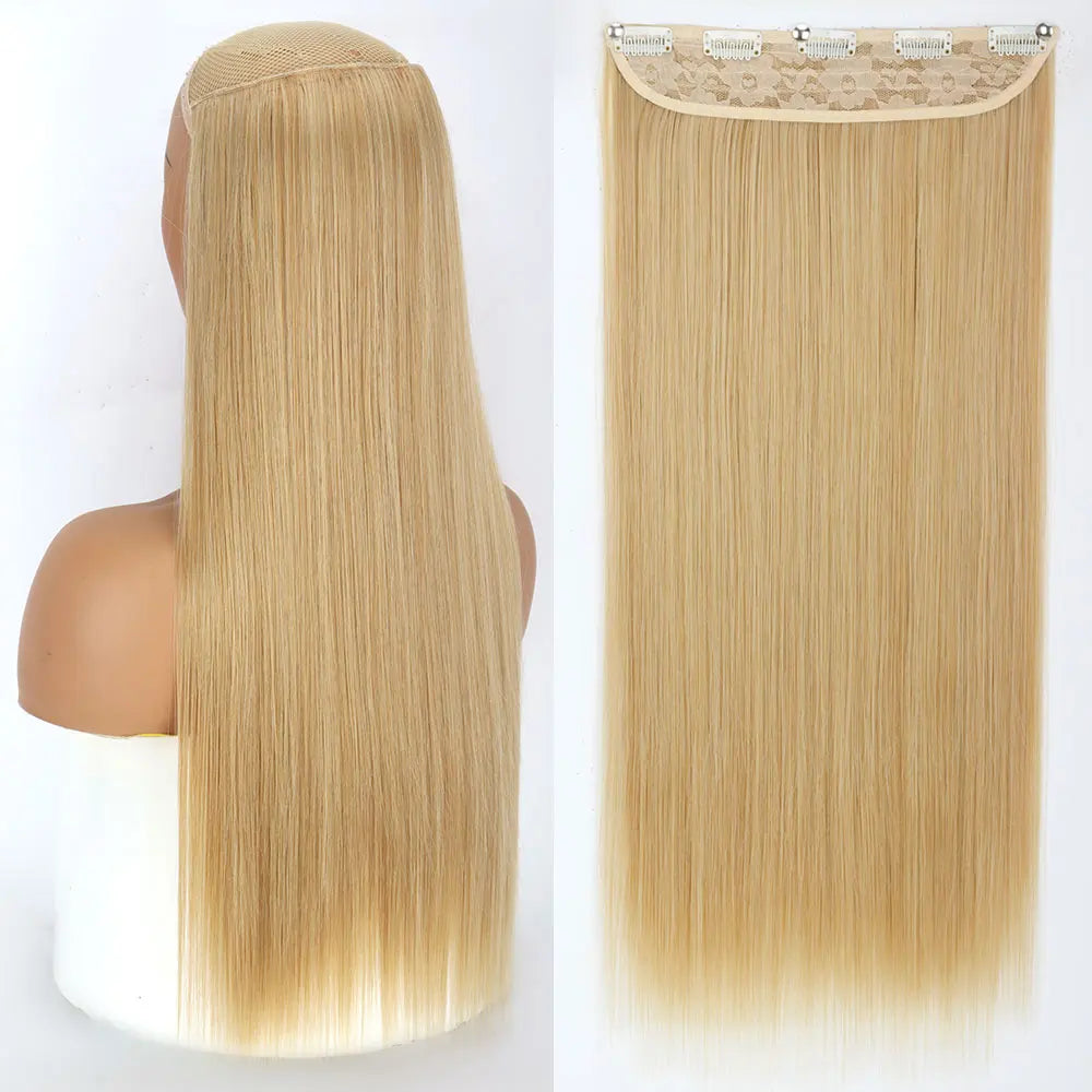 Synthetic Clip In Hair Extensions 80cm Long