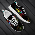 New Cartoon Nurse Shoes for Women Medical Heart Beat Brand Design Breathable Sneakers Flats Shoes Zapatos Mujer