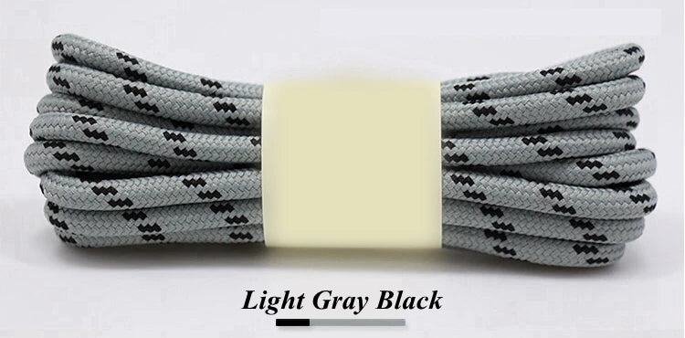 1Pair Round Shoelaces Durable Polyester Shoelace Outdoor Boots Sneakers Laces for Shoes 100/120/140/160cm Shoe Accessories