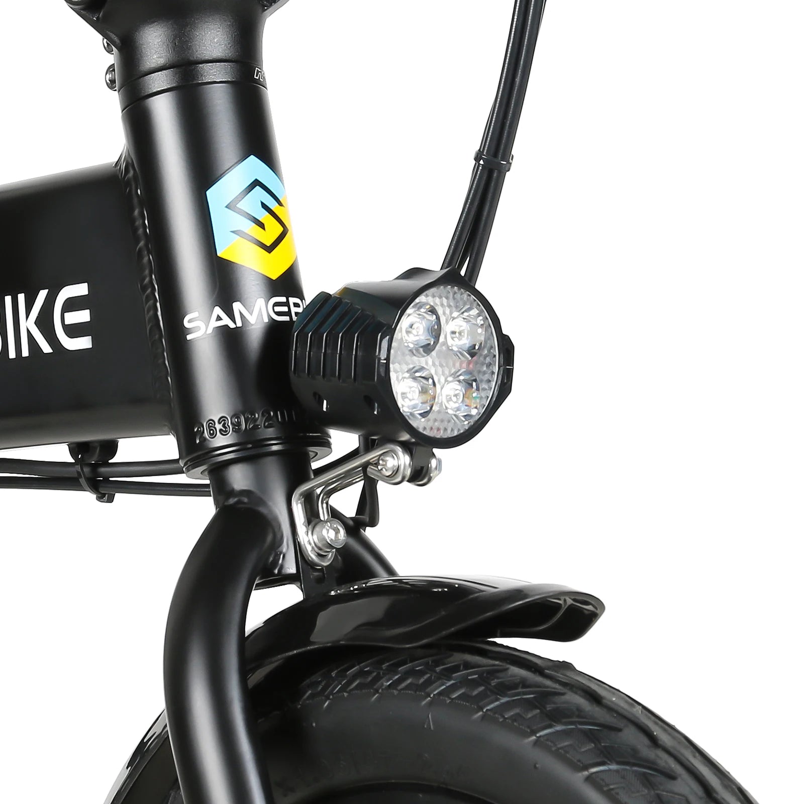 Samebike YINYU14 Foldable Electric Bike for Adults 14" Mini ebike with 36V 7.8Ah Lithium Battery