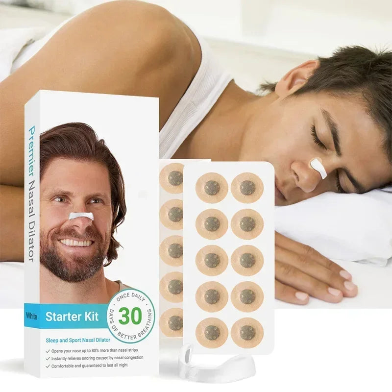 Nasal Breathing Dilators Starter Kits Magnetic Nose Strips Increase Sports Air Intake Improve Sleeping Reduce Snoring