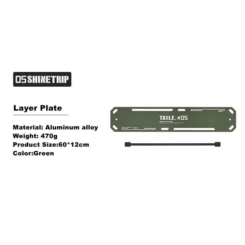 Outdoor Tactical Style Table Aluminum Alloy Blackened Camping Lift Adjustable Portable Folding Tactical Table Set