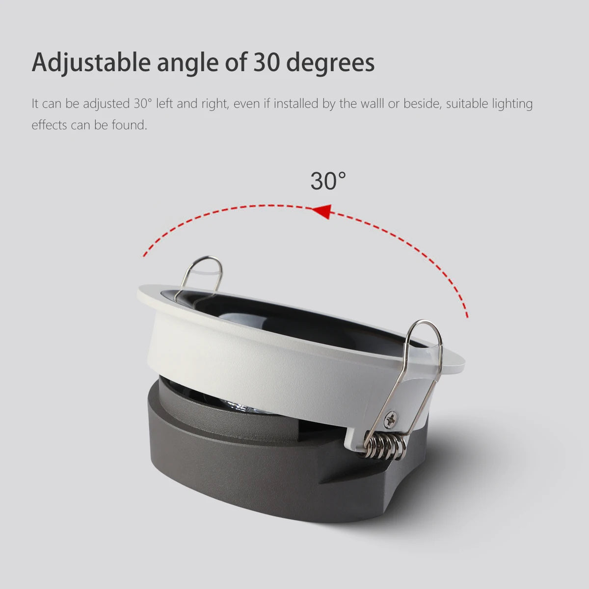 Zigbee DALI Recessed Smart LED COB Spotlight 5 CCT Switchable Ultra Thin Anti-glare Dimmable High CRI 95 Aluminum Ceiling Lamp