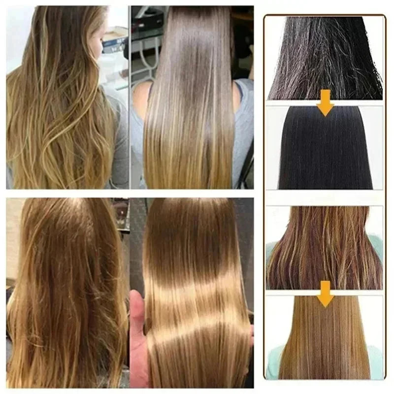 Collagen Keratin Hair Mask Dual Oil Control Moisturizer Conditioner Soft Smooth Frizz Damaged Repair Revitalize HairCare Product