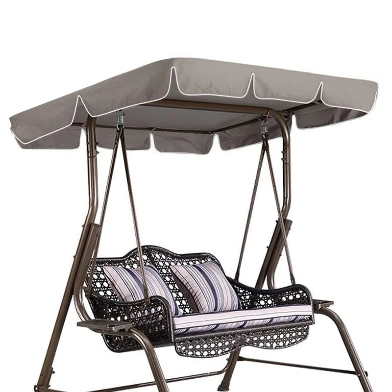 Porch Swing Awning Replacement Waterproof Swing Canopy Garden Outdoor Hammock Swing Awning