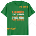 Spanish Retirement Retires Papa Grandpa Dad Gift Tee Tops 100% Cotton Soft Unisex Casual T-shirts Retro I'm Retired Harajuku