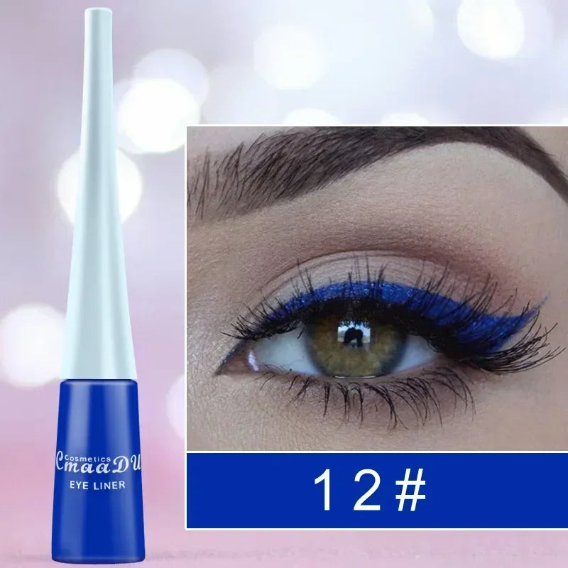 Liquid Blue Eyeliner Pencil Waterproof