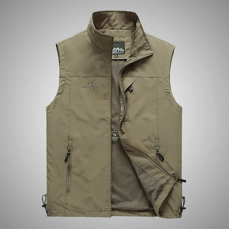 Men Outdoor Leisure Sleeveless Fishing Vest