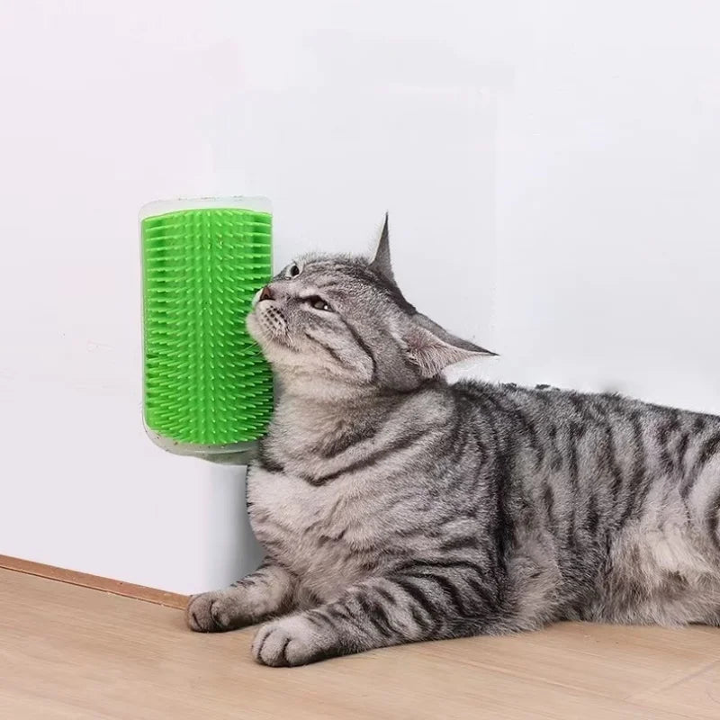 Cat Massage & Grooming Wall Corner Brush