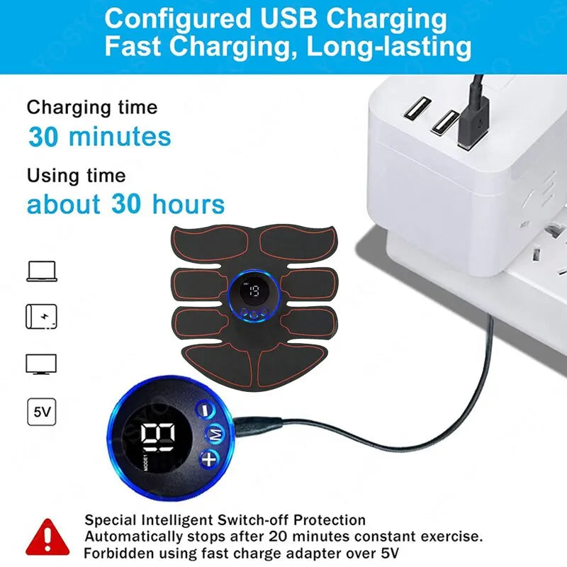Abdominal Muscle Massager ABS Training USB